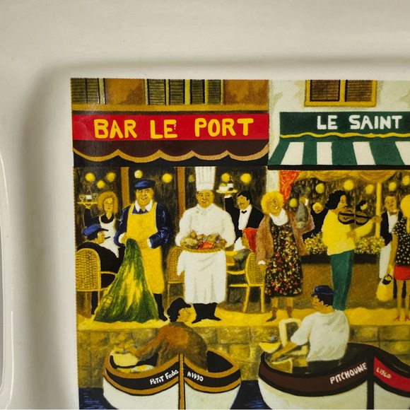 Guy Buffet Collection California Pantry Small Cheese Cracker Platter Plate 2003 - Picture 7 of 16